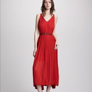 ❤️ Red Pleated Maxi Dress ❤️ (If You Love Halston...)